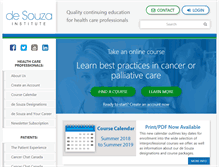 Tablet Screenshot of desouzainstitute.com